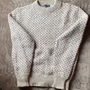 Peconic Bay Traders Multicolor Patterned Crewneck Sweater